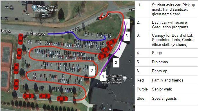 Ashe County High School to hold drive through graduation ceremony July 25